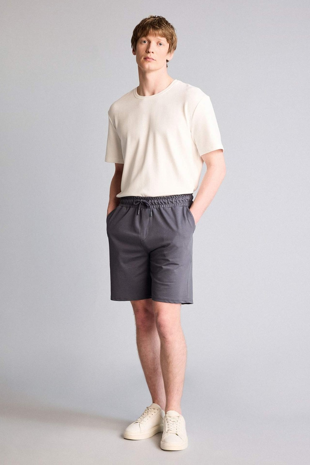 DeFacto Slim Fit Cepli Pamuklu Basic Bermuda Şort W1105AZ26SM görsel 2