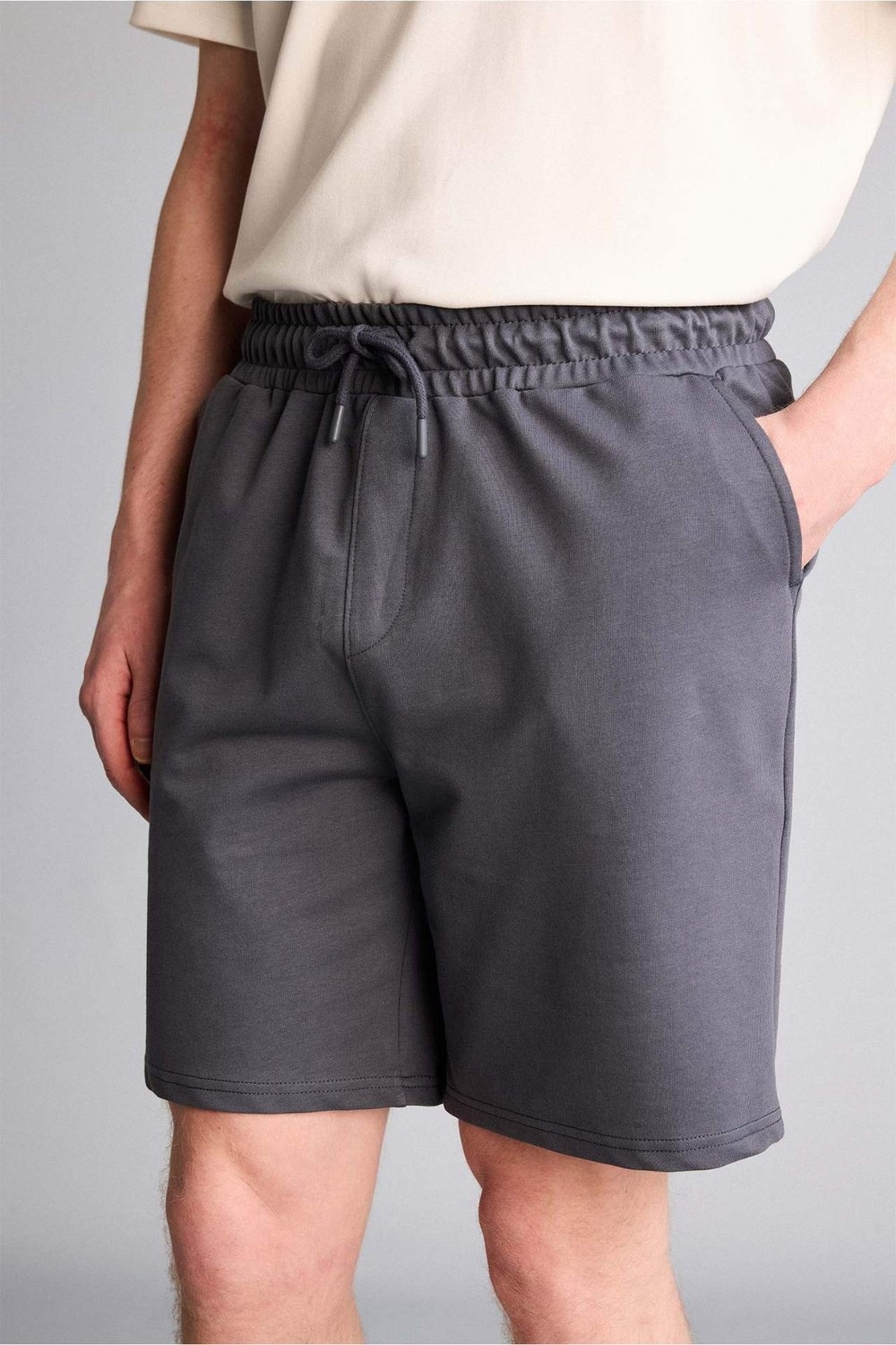 DeFacto Slim Fit Cepli Pamuklu Basic Bermuda Şort W1105AZ26SM görsel 4
