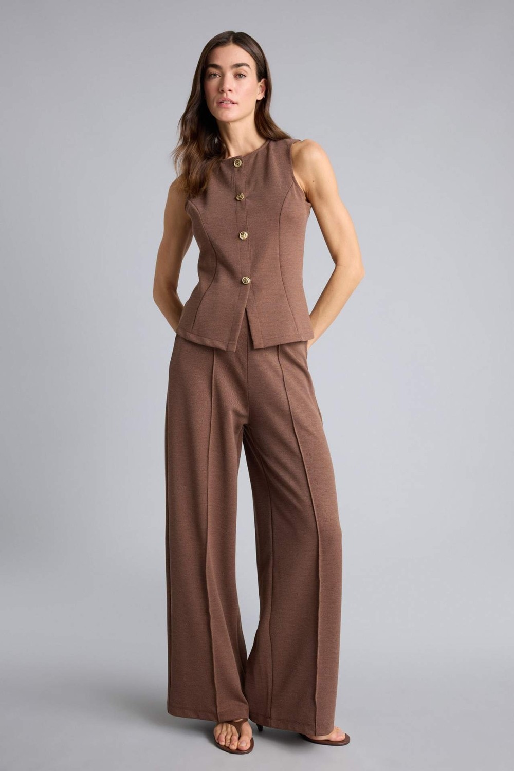 DeFacto Slim Fit Düğmeli Yelek H5401AX26SP görsel 2