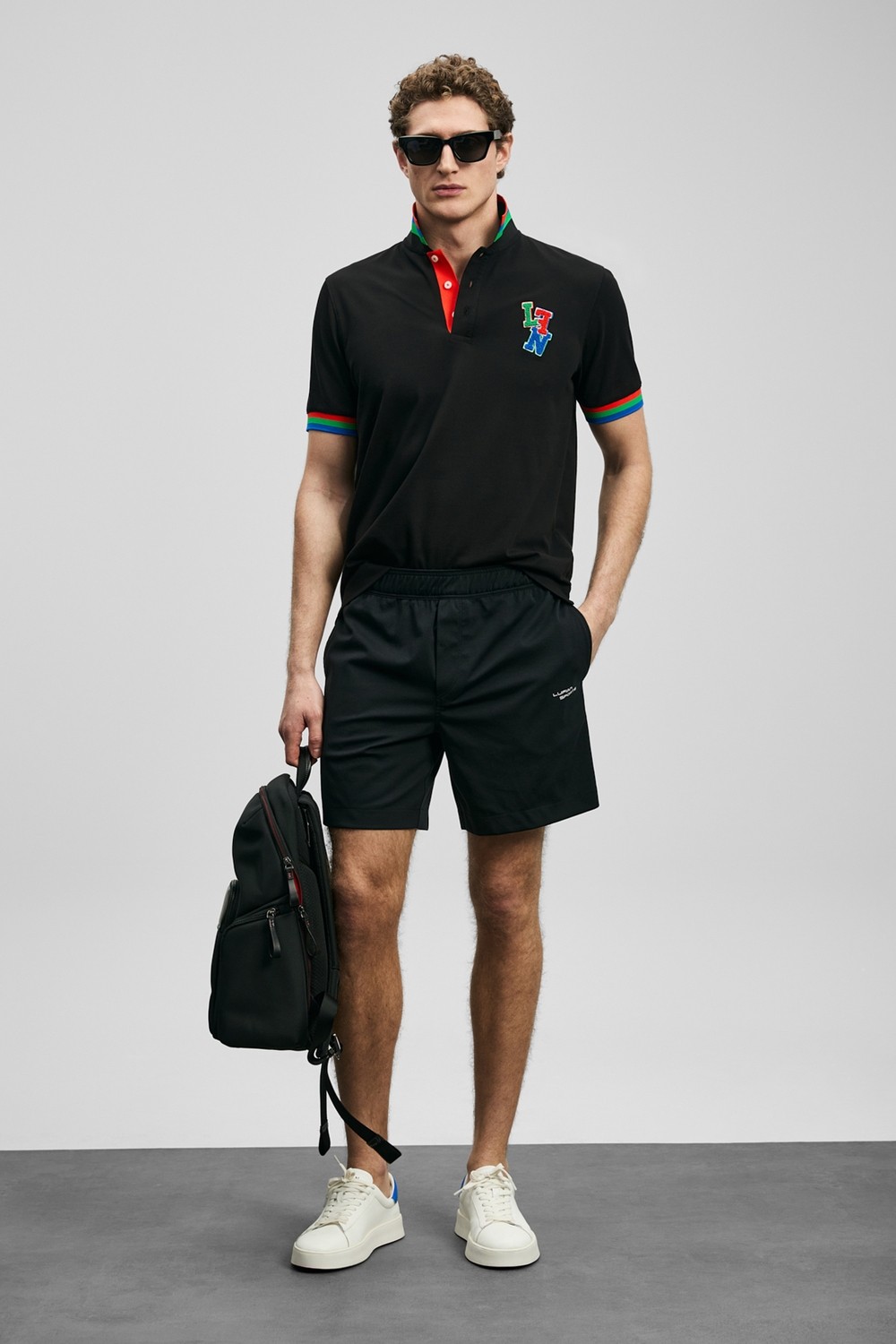 Lufian Fun Smart Erkek Polo Tişört Kırık Beyaz görsel 3