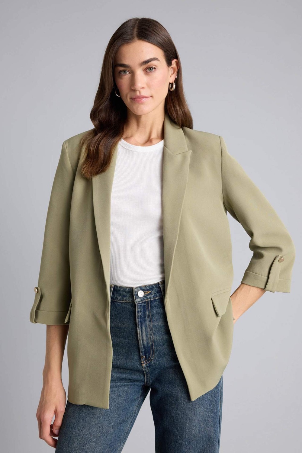 DeFacto Oversize Basic Blazer Ceket C3215AX26SM görsel 8