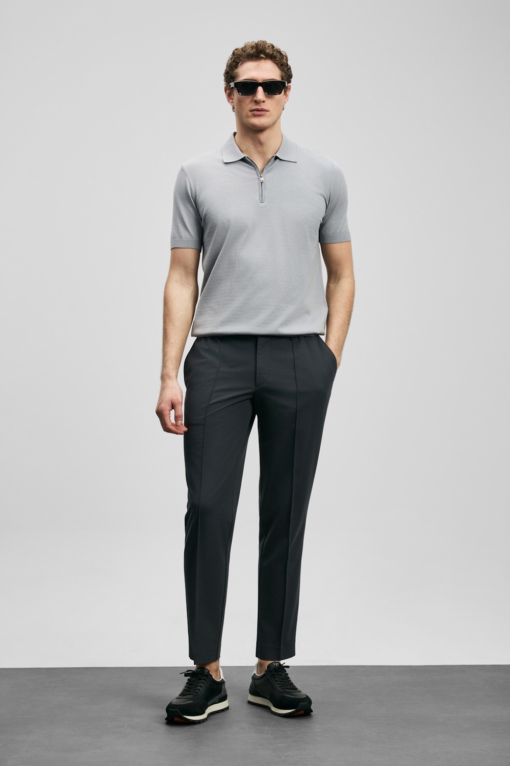 Lufian Sımon Jogger Pantolon Slim Fit Siyah