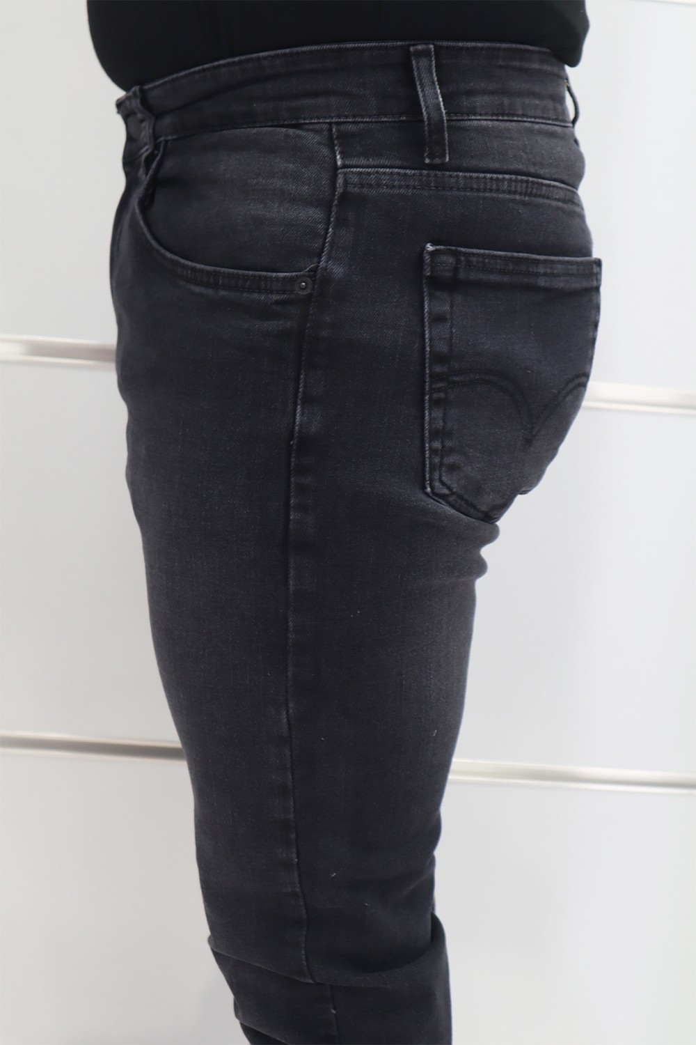 Denim Cartel Fistan Store Erkek Normal Bel Dar Kesim Boru Paça Jean Pantolon görsel 3