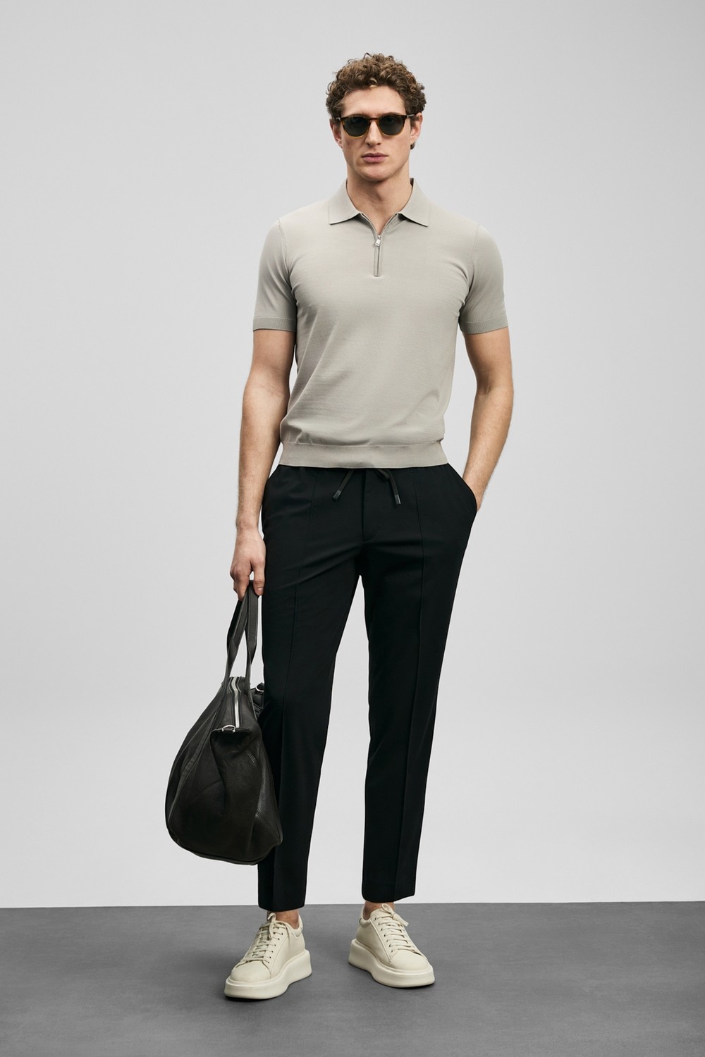 Lufian Sımon Jogger Pantolon Slim Fit Siyah