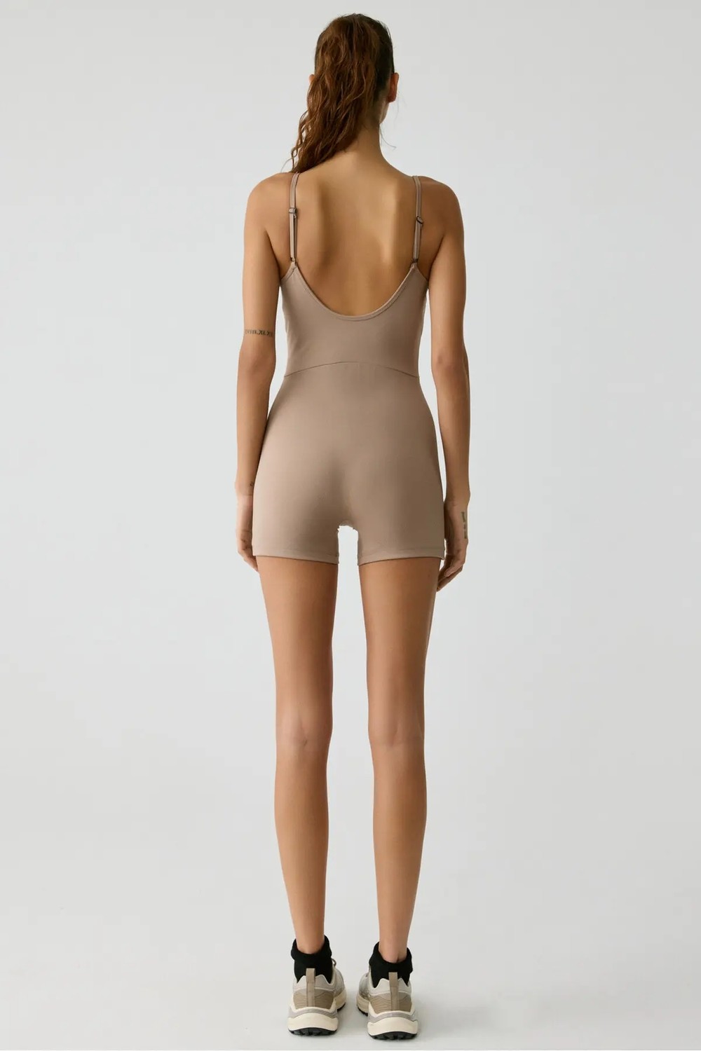 Urban Beat ALESIA Urban Beat Kadın Slim Fit İp Askılı Training Mavi Tulum görsel 6