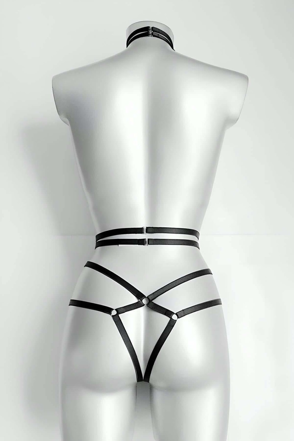 Beruflic Giyim Ağ Kısmı Açık Seksi Jartiyer Harness - BRF370 Beruflic görsel 2