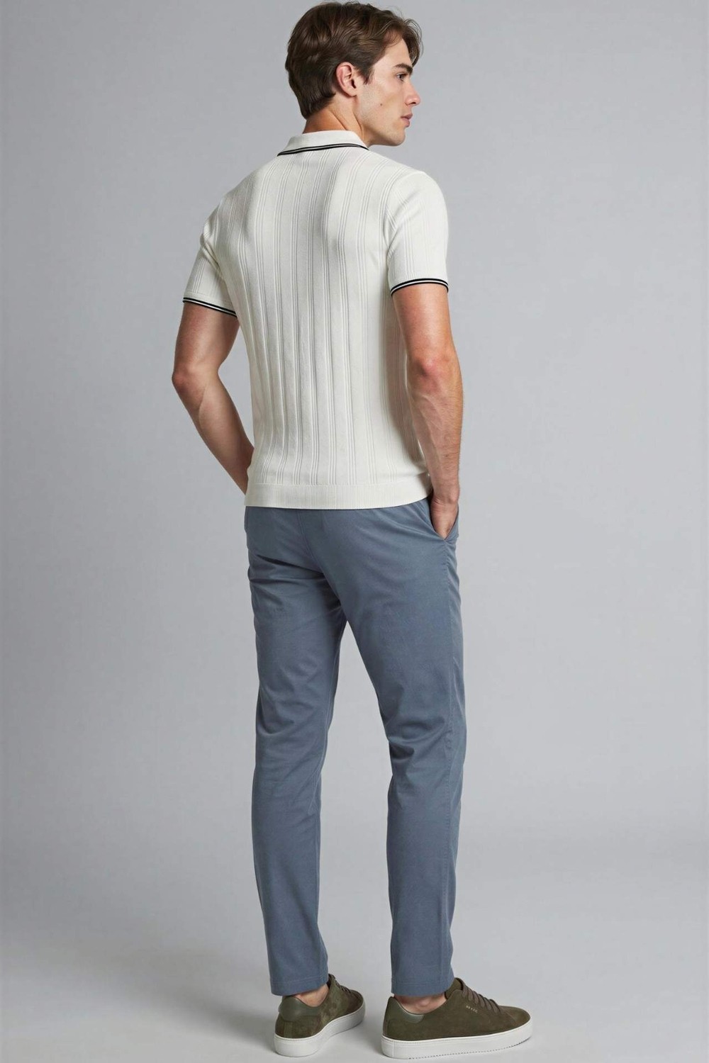 DeFacto Çabuk Kuruyan %100 Pamuk Regular Fit Pantolon F9668AX26SP görsel 8