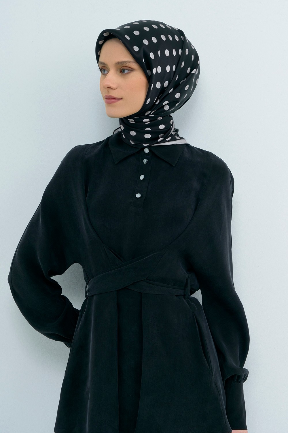 Armine Saf Ipek Sura EŞARP-2026 Ilkbahar-Yaz- 95440D 83 görsel 3