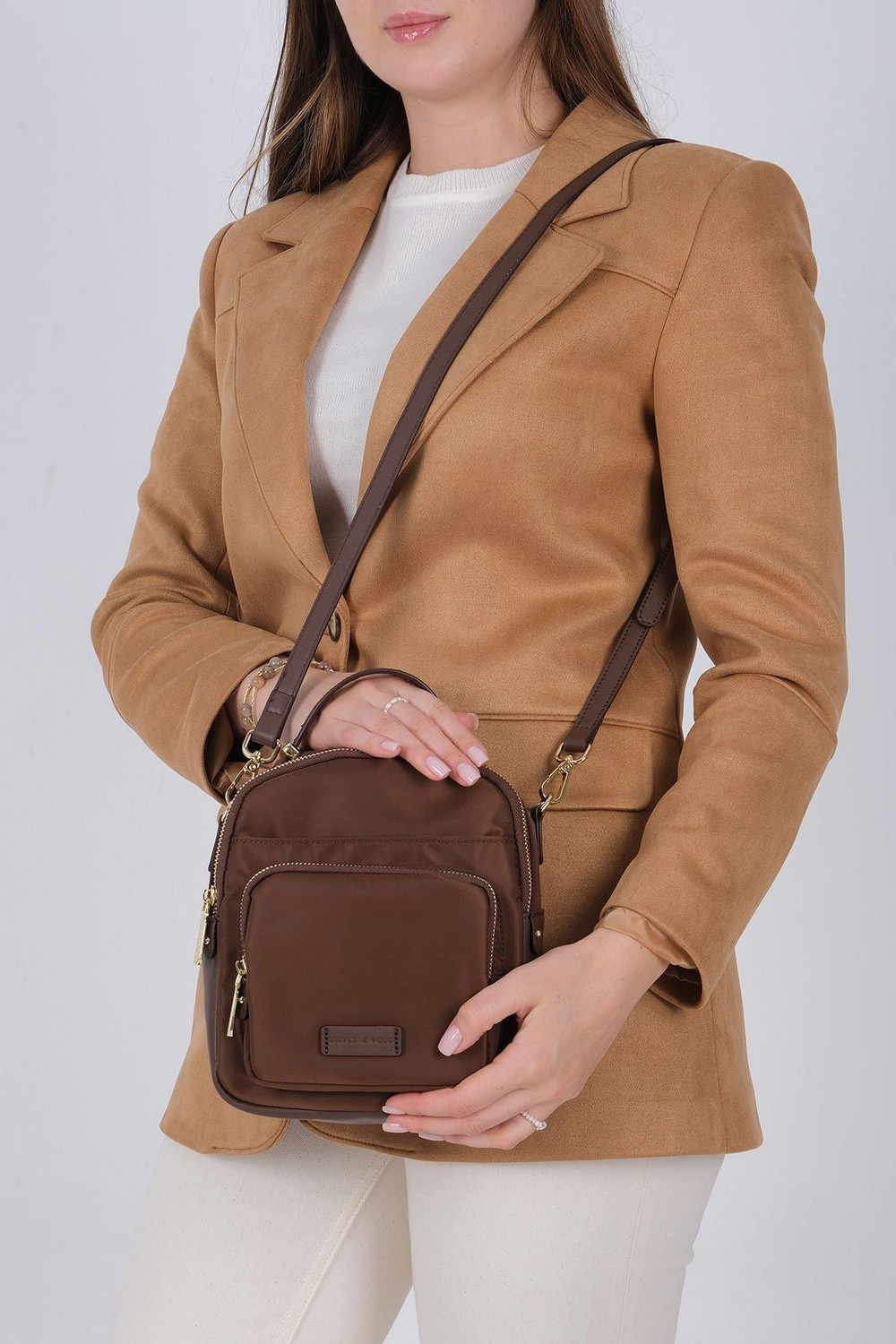 Silver & Polo Silver Polo SP1220-M206 Kadın Çapraz Çantası Siyah görsel 4