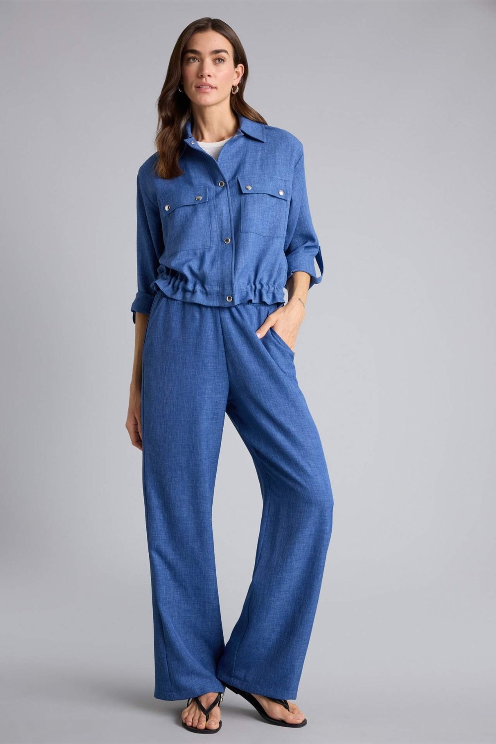 DeFacto Wide Leg Çift Cepli Yüksek Bel Pantolon H0888AX26SM