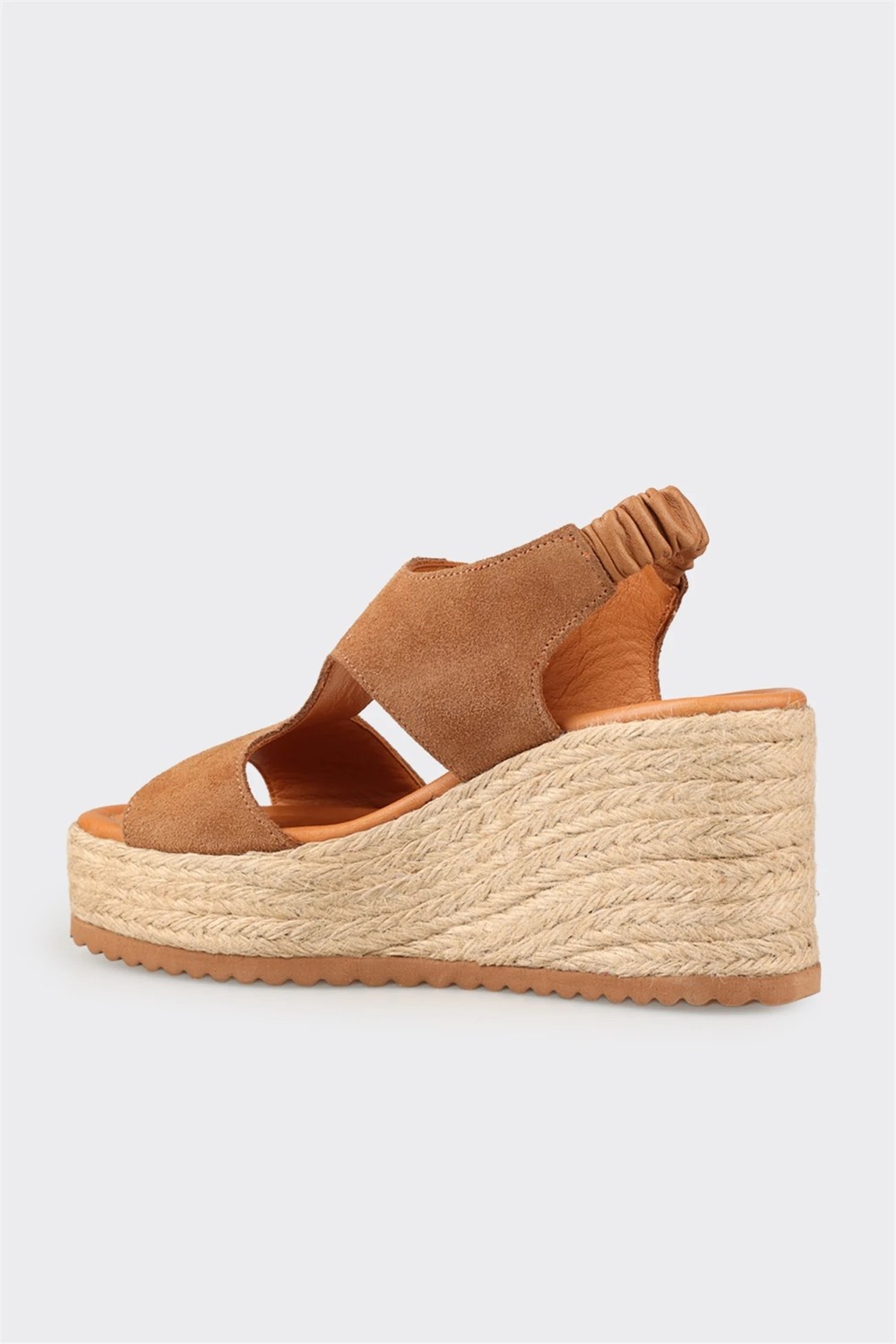 Elle Taba Deri Kadın Espadril görsel 3