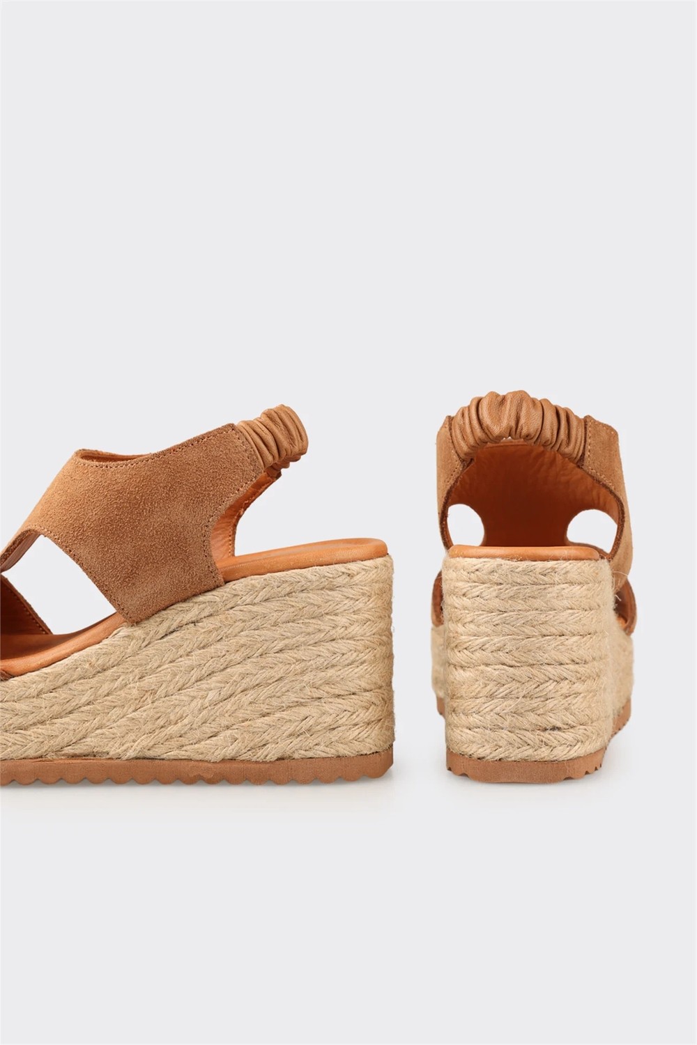 Elle Taba Deri Kadın Espadril görsel 4