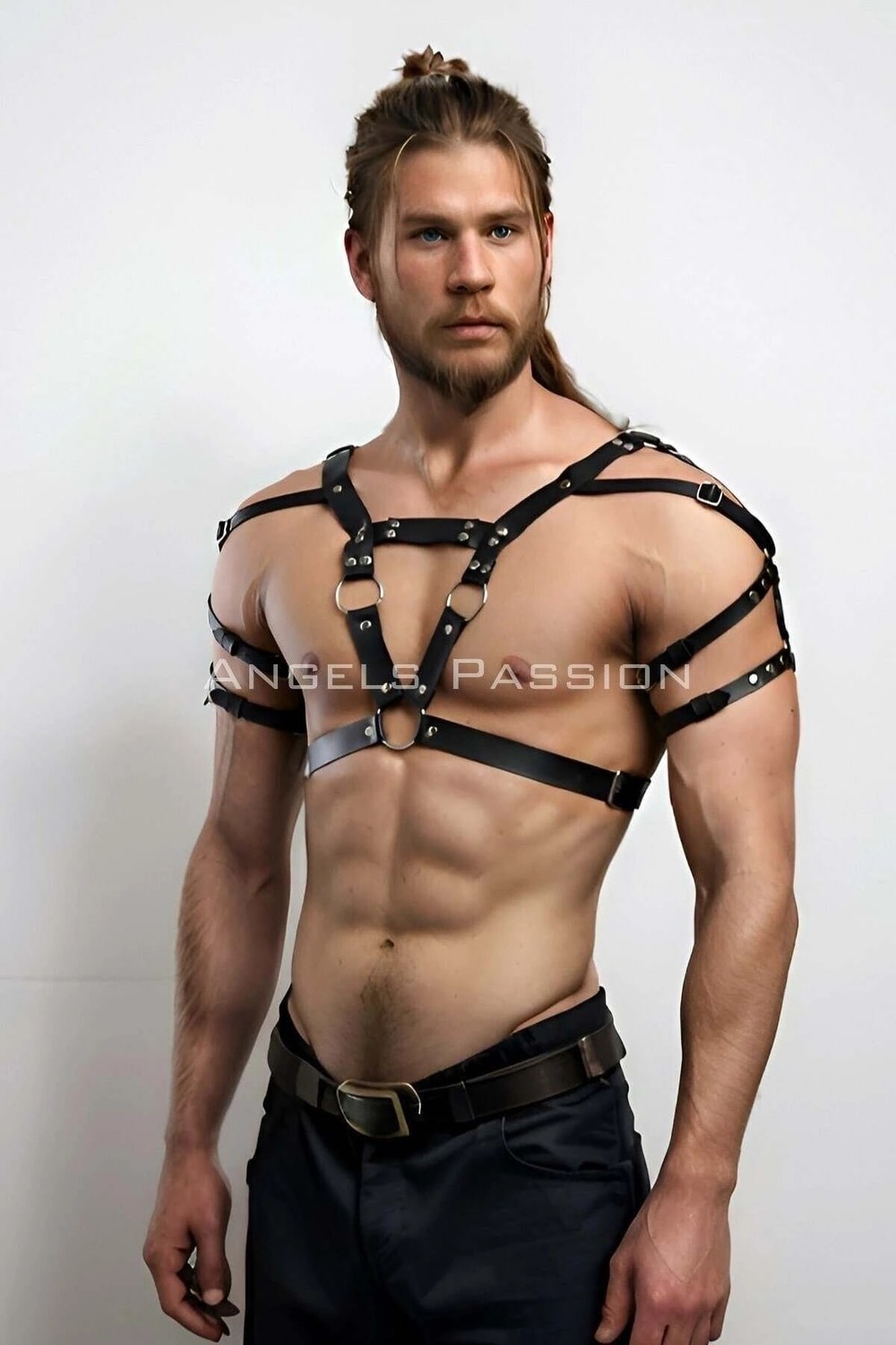 Beruflic Savaşçı Viking Erkek Harness, Erkek Partywear, Viking Cosplay - Brfm6 görsel 5