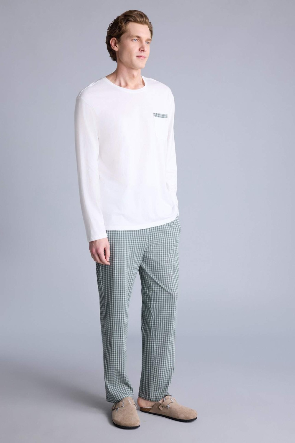 DeFacto Regular Fit Uzun Kollu 2'li Modal Takım G5362AX26SP