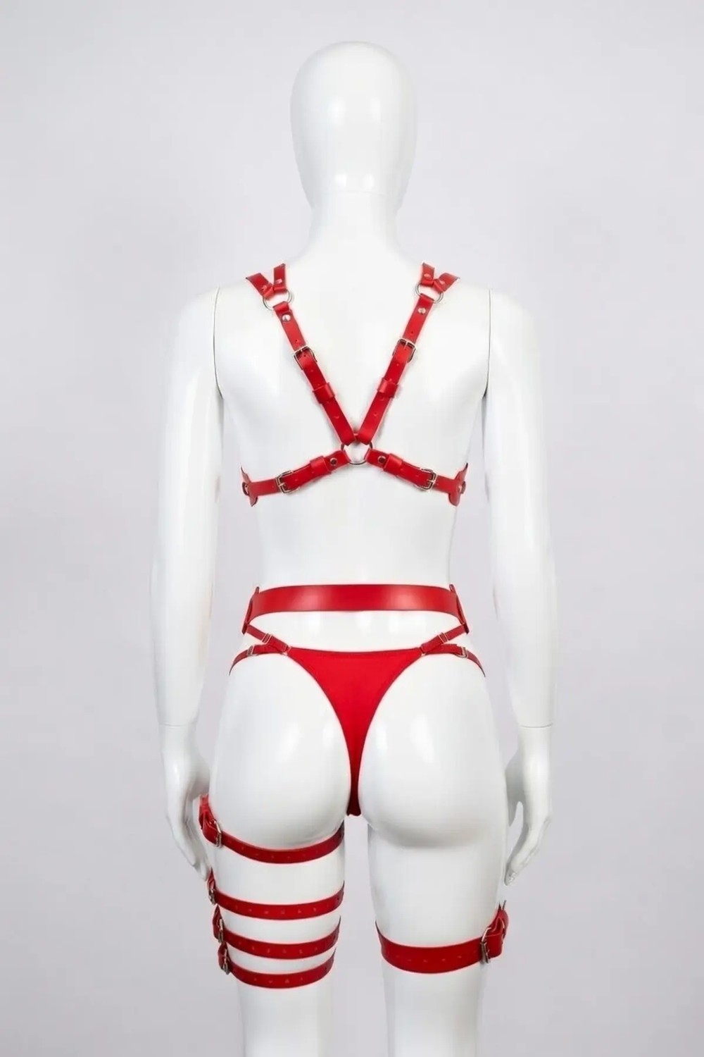 Luna Vanessa Body Deri Fantezi Giyim -2186-AYS-FG-S-2XL görsel 6