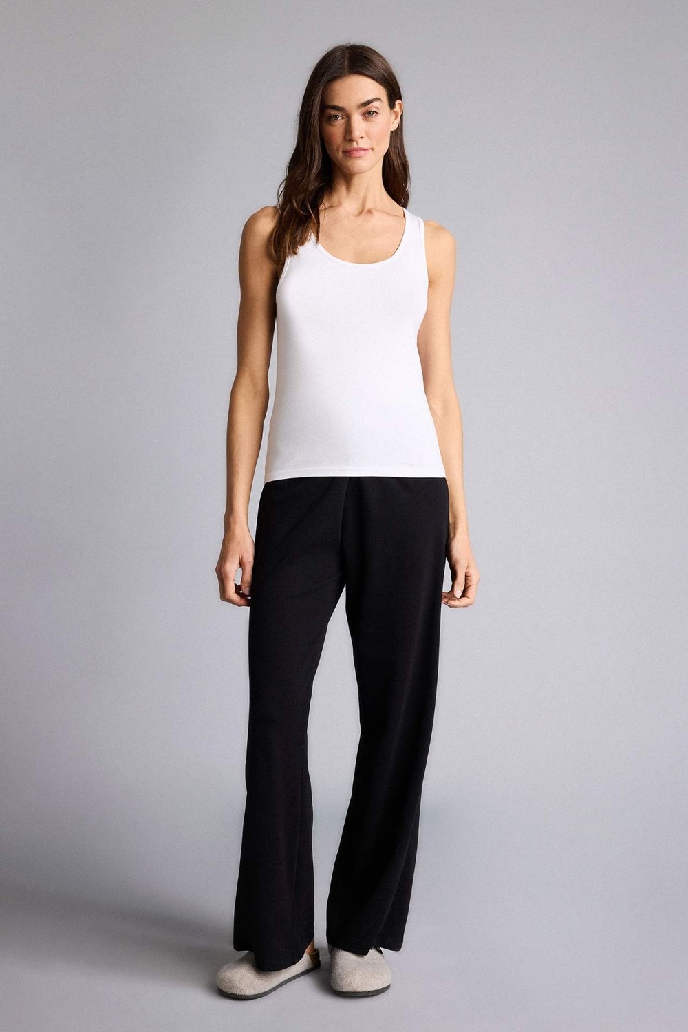 DeFacto Slim Fit Basic Yuvarlak Yaka Atlet I1059AZ26SM görsel 2