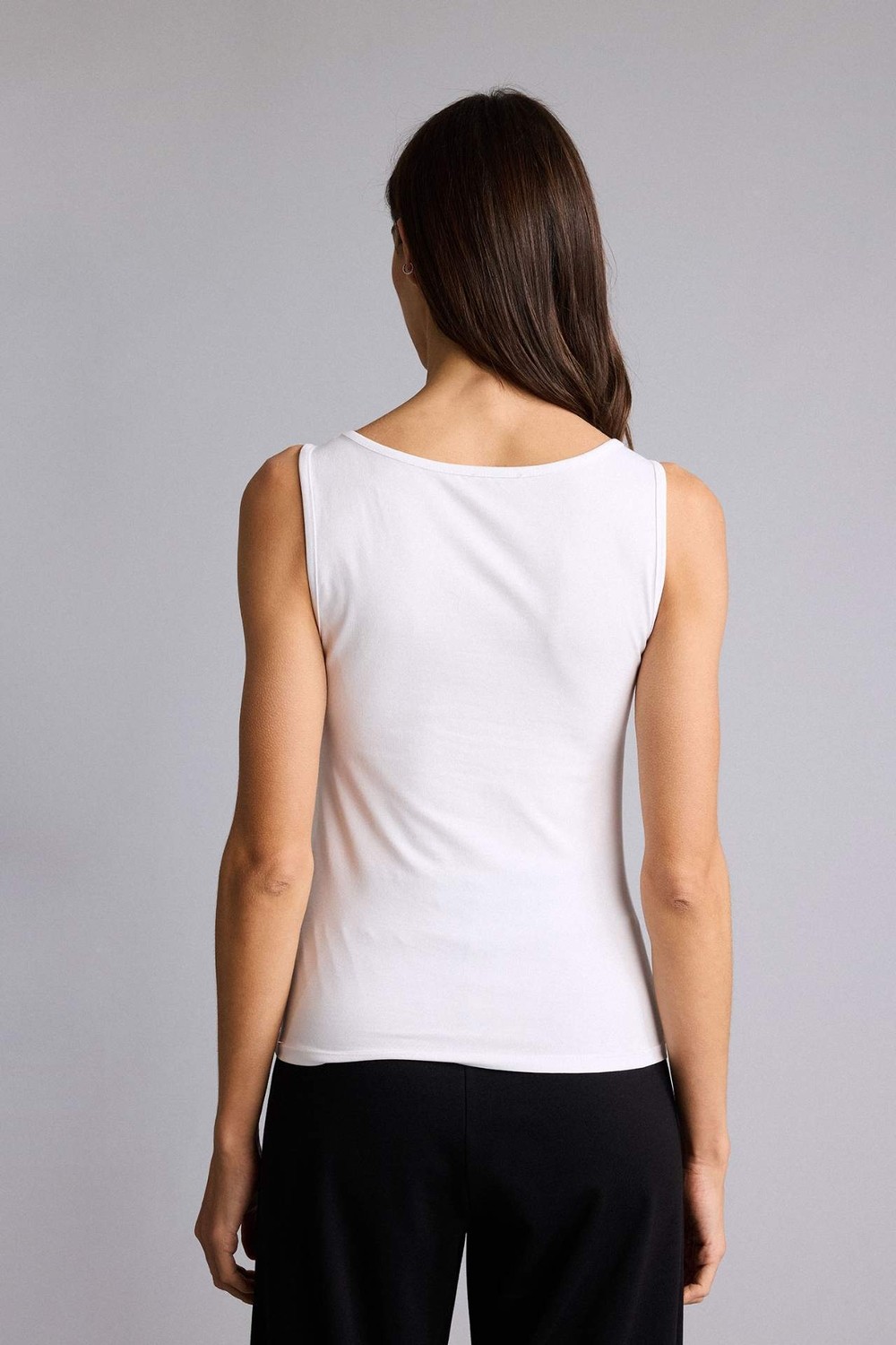 DeFacto Slim Fit Basic Yuvarlak Yaka Atlet I1059AZ26SM görsel 5