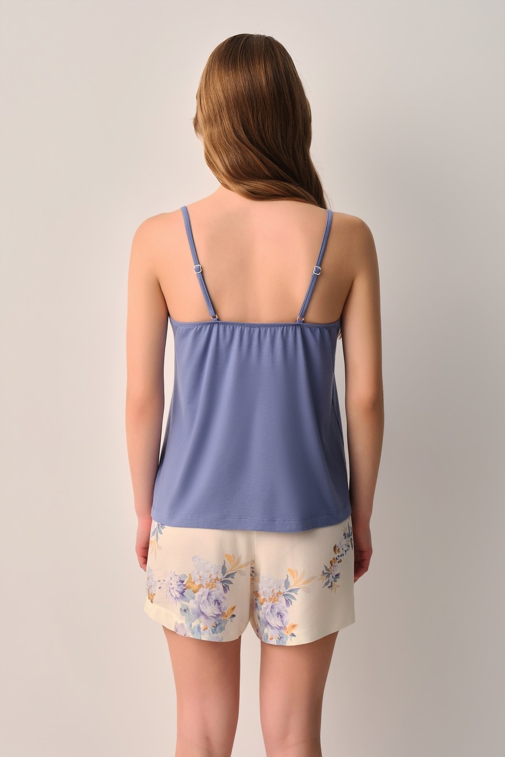 Suwen Lina Atlet Şort Pijama Takımı görsel 4