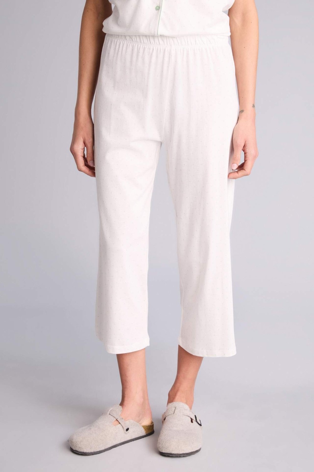 DeFacto %100 Pamuk Regular Fit Kısa Kollu Pijama Takımı H1700AX26SP görsel 4