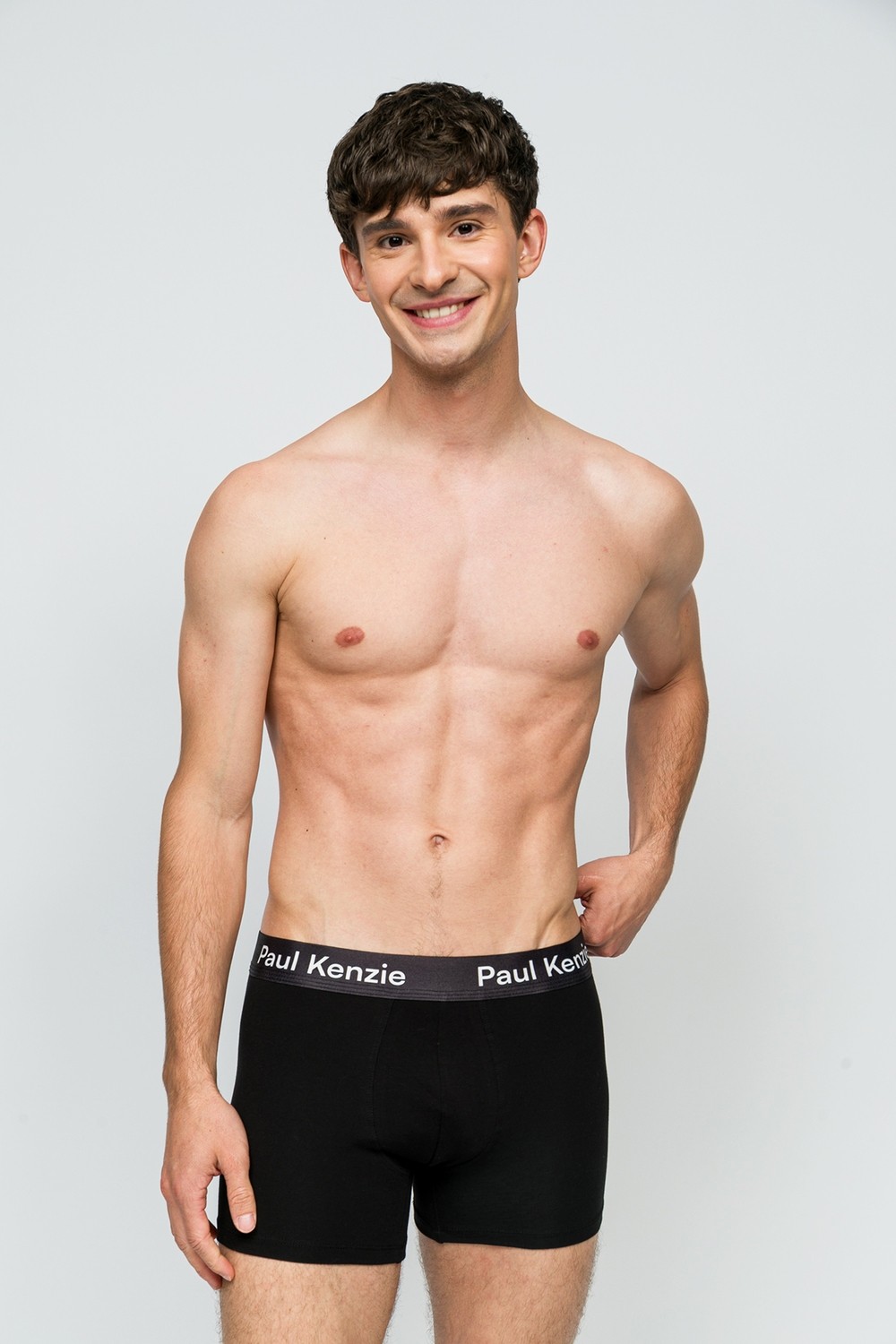 Paul Kenzie 5'li Erkek Boxer - All Black görsel 4