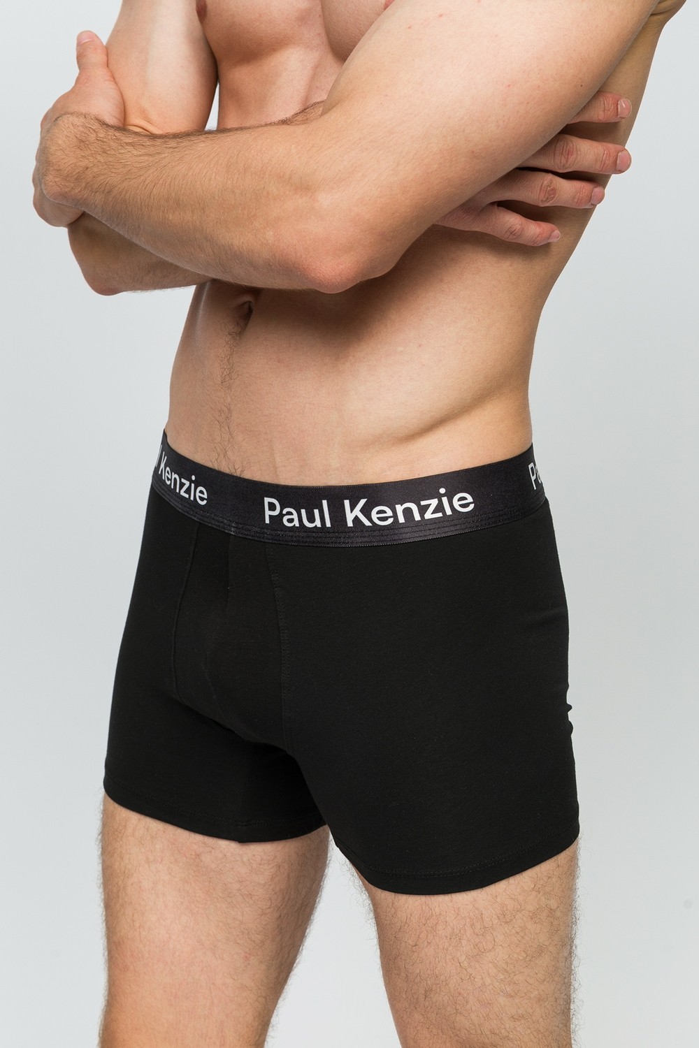 Paul Kenzie 5'li Erkek Boxer - All Black görsel 6