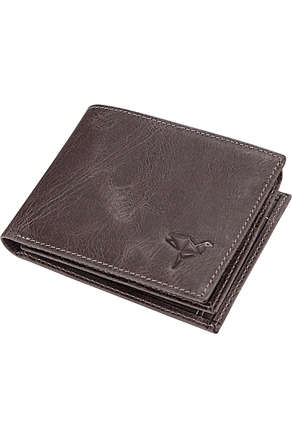 Garbalia Jackson Hakiki Deri Cüzdan 11 cm Desenli Çıtçıtlı Bozuk Para Gözlü Minimalist Stil görsel 7