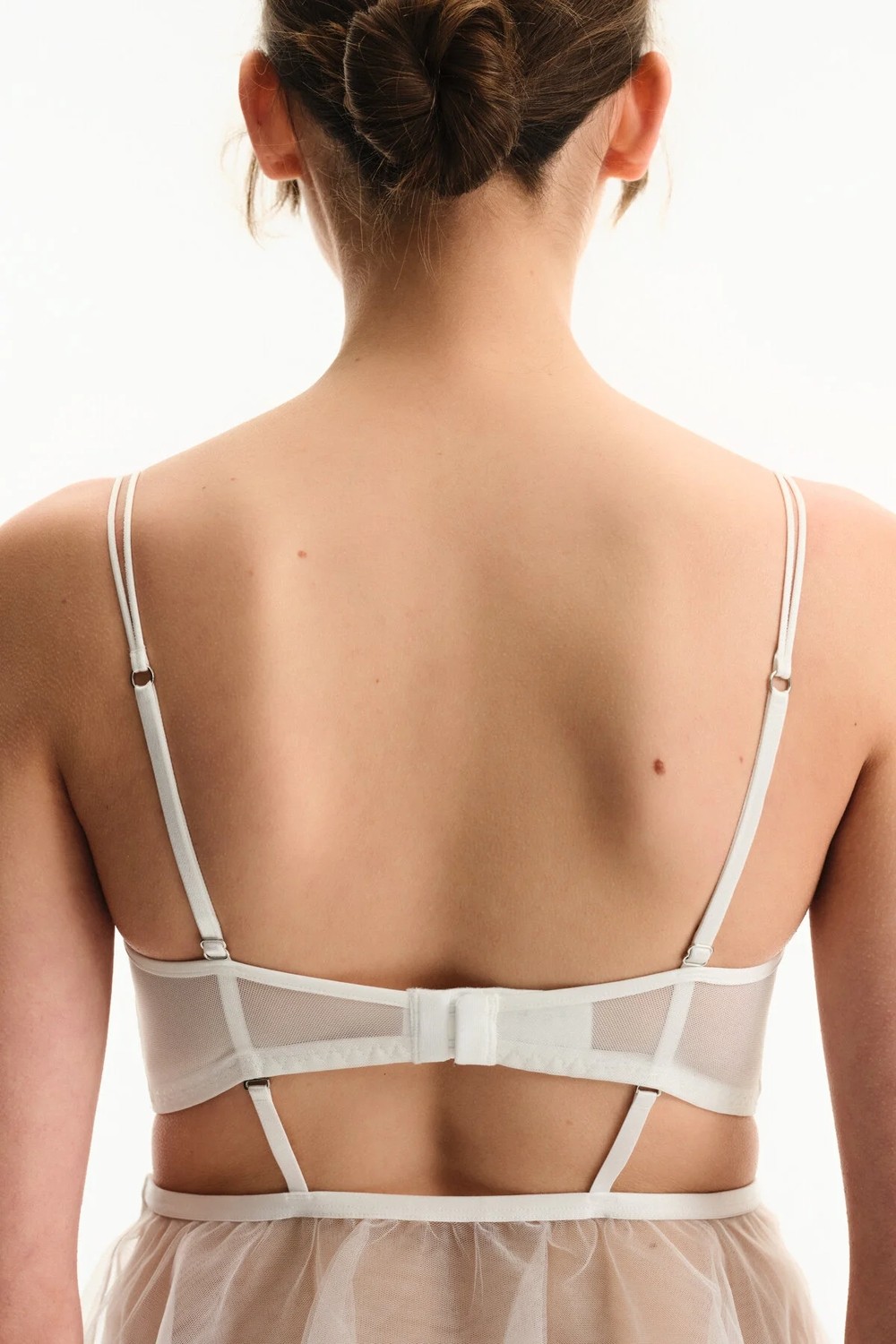 Penti Kırık Beyaz Çıkarılabilir Etekli Babydoll görsel 5
