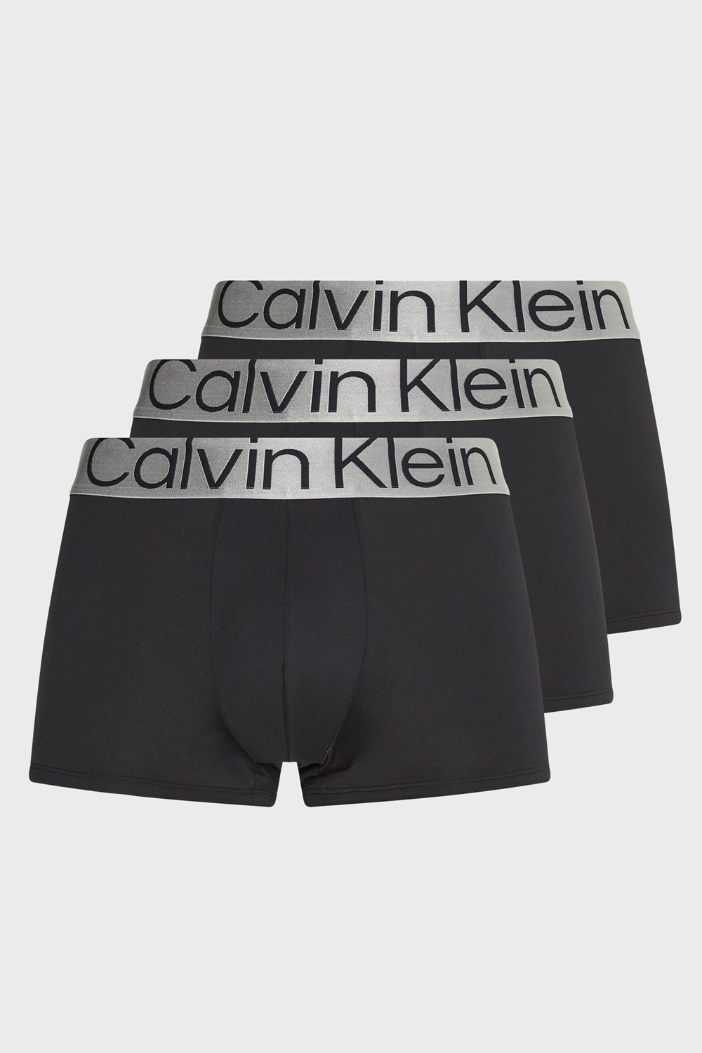 Calvin Klein Erkek 3'lü Trunk Boxer Seti Siyah Konforlu Paça Tipi Düşük Bel