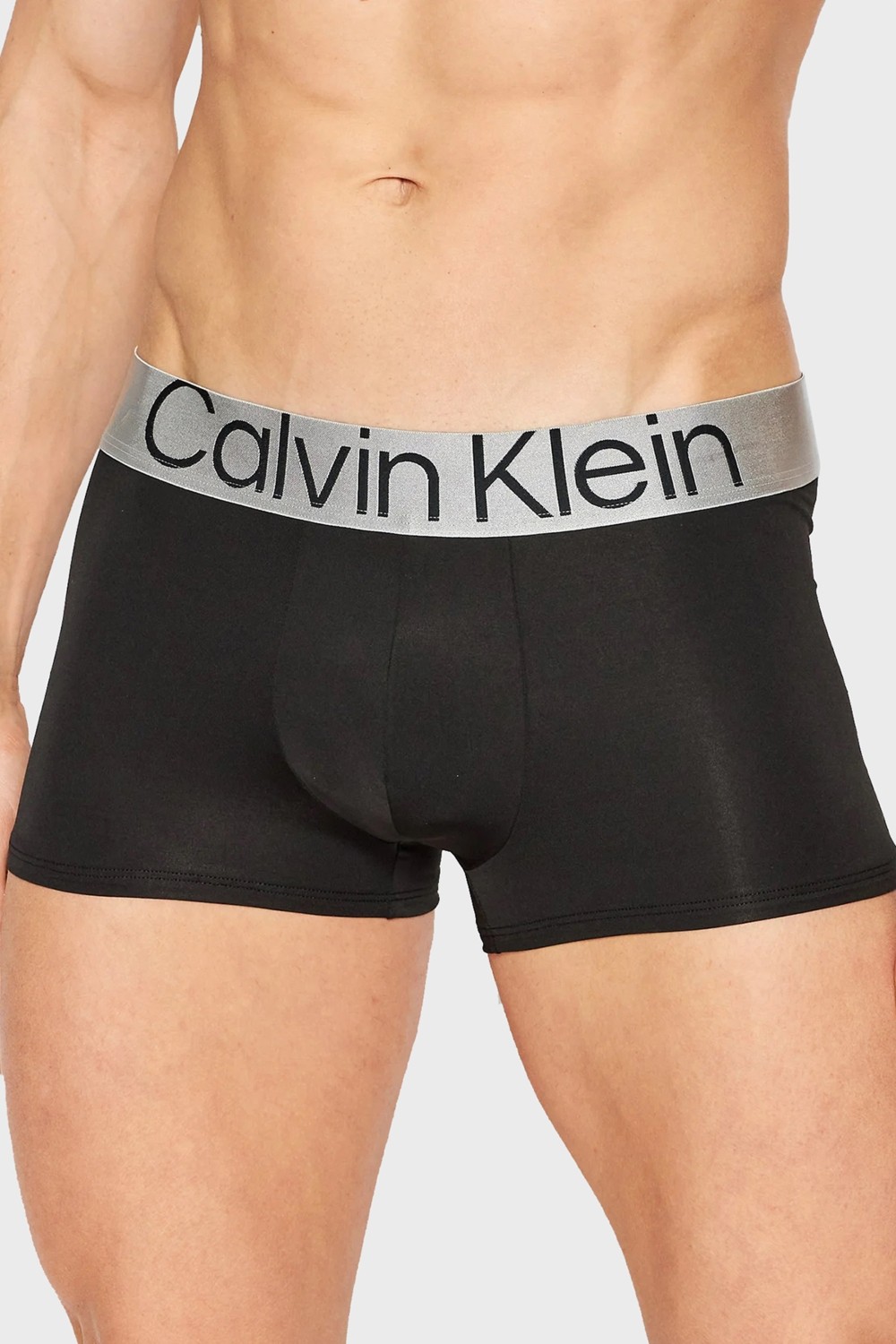 Calvin Klein Erkek 3'lü Trunk Boxer Seti Siyah Konforlu Paça Tipi Düşük Bel görsel 2