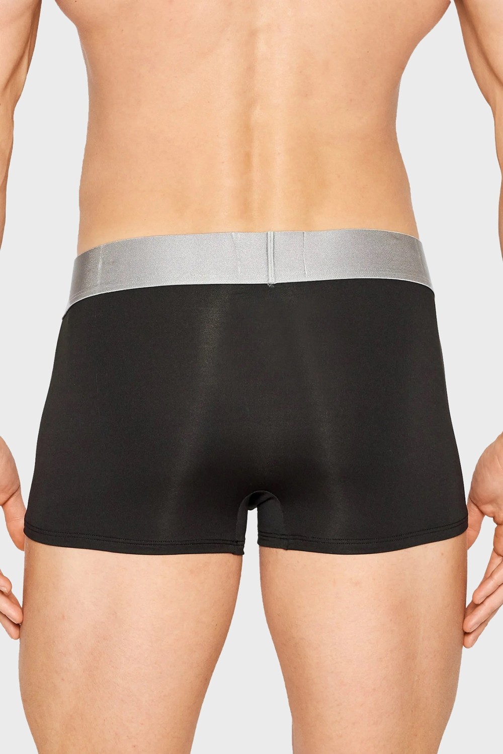 Calvin Klein Erkek 3'lü Trunk Boxer Seti Siyah Konforlu Paça Tipi Düşük Bel görsel 3