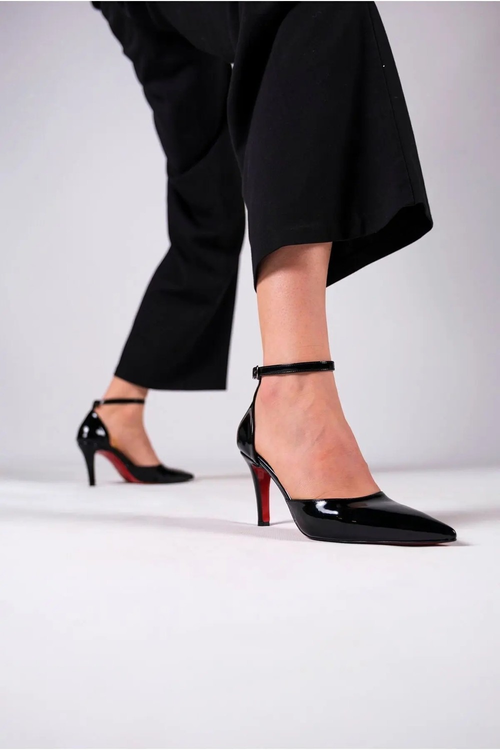 Ayakkabı Ateşi Nude Rugan Kadın Ince Topuklu Ayakkabı Stiletto Olivia görsel 7