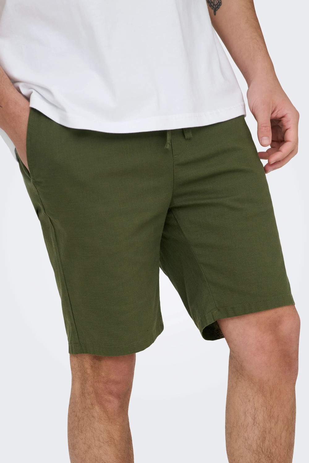 Only & Sons Onsreid Normal Kalıp Pamuklu Normal Bel Short Erkek Short 22036361 görsel 4