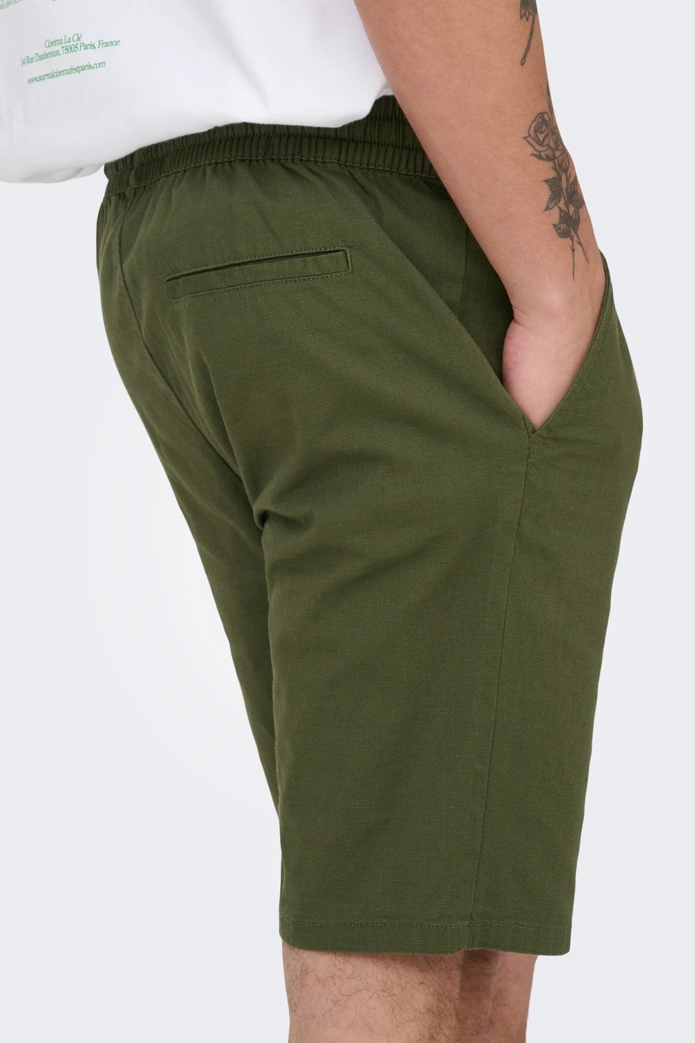 Only & Sons Onsreid Normal Kalıp Pamuklu Normal Bel Short Erkek Short 22036361 görsel 5