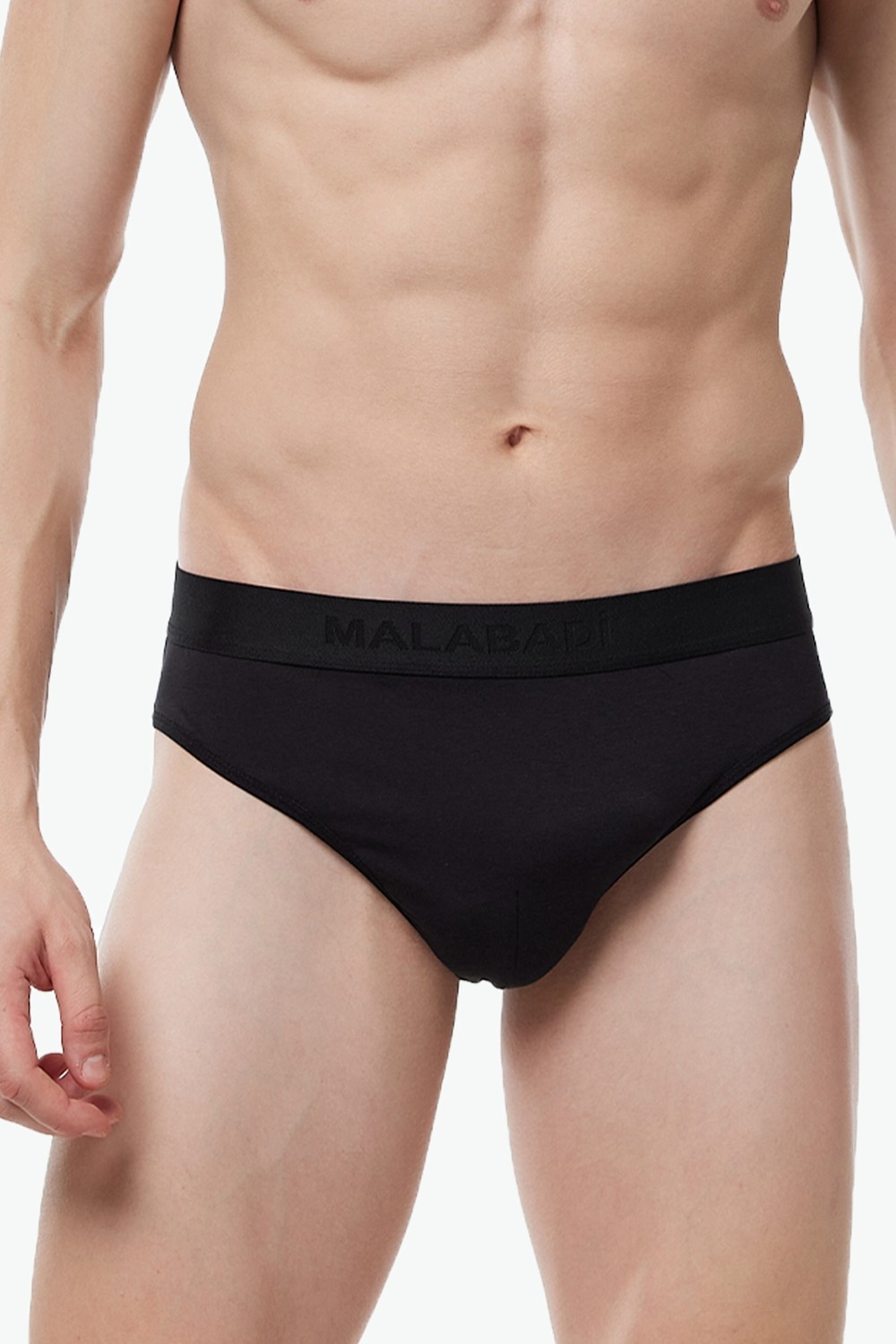 Malabadi Erkek Siyah Extra Yumuşak Micro Modal Slip Külot 980 görsel 6