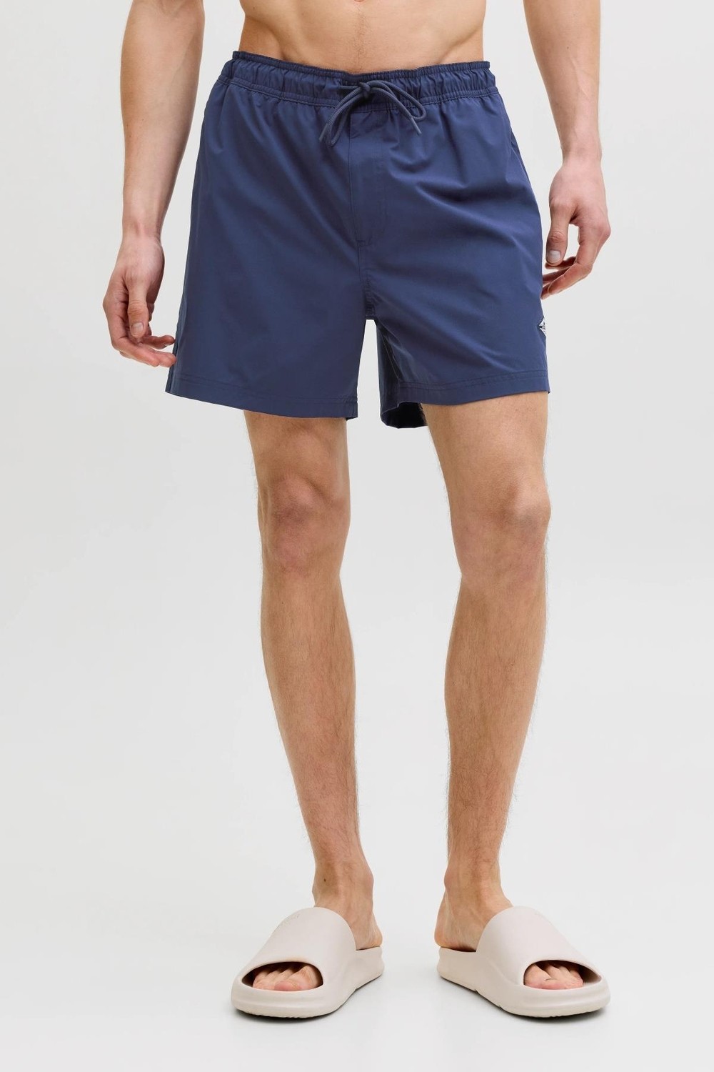 Jack & Jones Jpstmauı Tropic Erkek Deniz Şortu Regular Fit Siyah Mayo Şort görsel 4