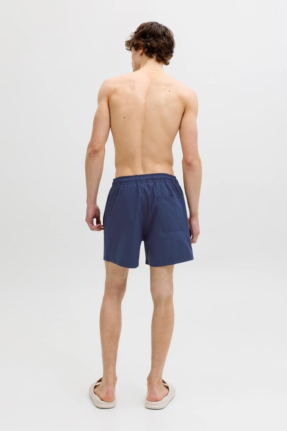 Jack & Jones Jpstmauı Tropic Erkek Deniz Şortu Regular Fit Siyah Mayo Şort görsel 6