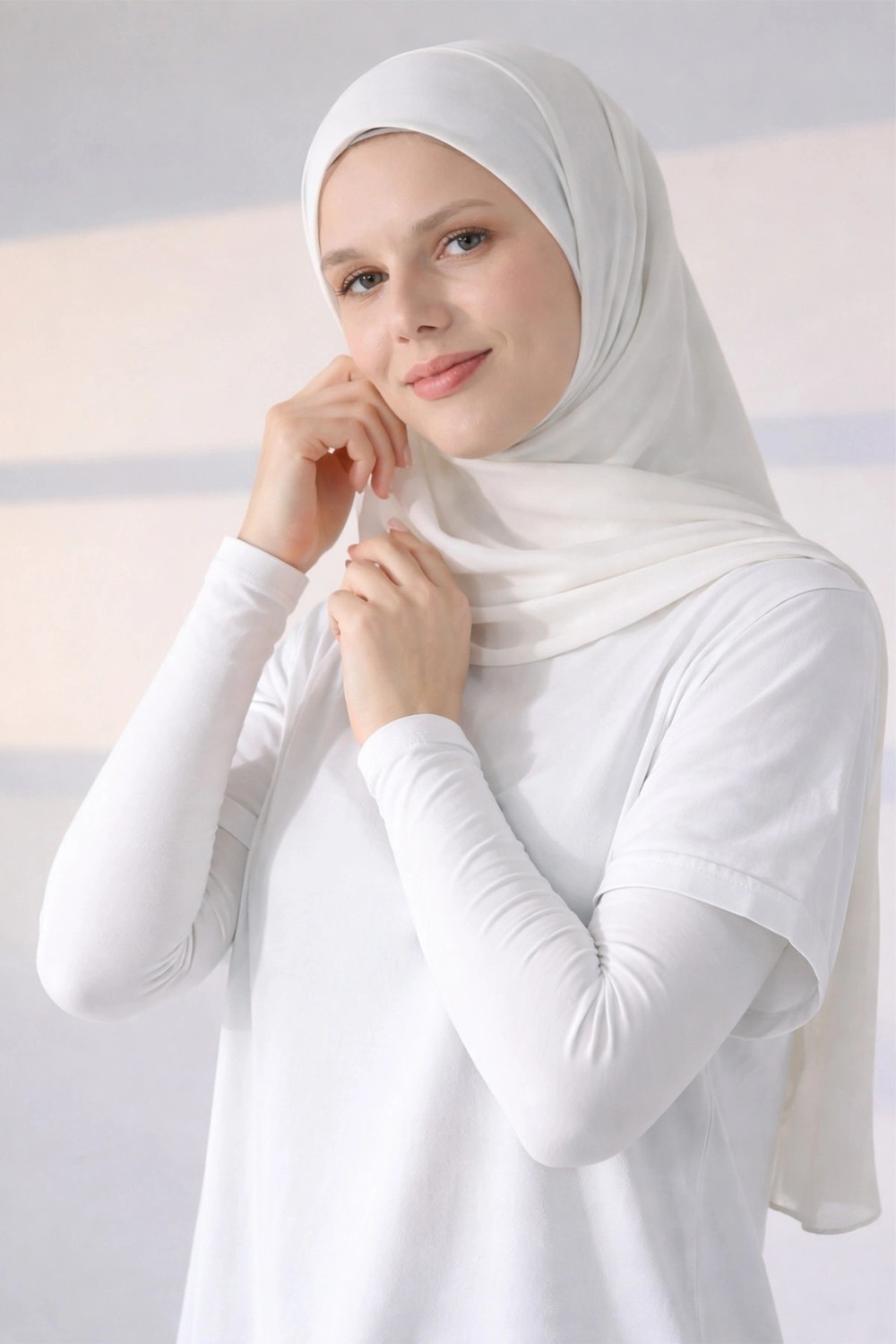 Erdenay Tekstil Kaliteli Penye Namaz Kolluğu 3 Çift - Siyah - Beyaz - Kahve görsel 3