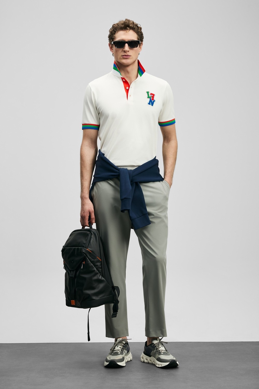 Lufian Fun Smart Erkek Polo Tişört Kırık Beyaz görsel 7