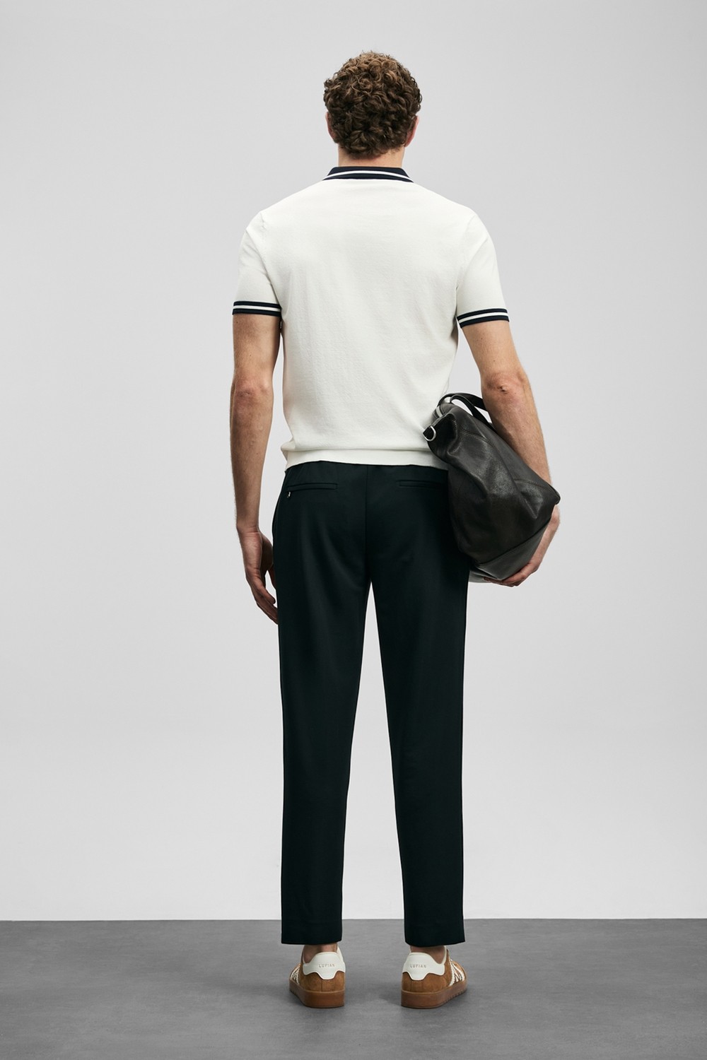 Lufian Sımon Jogger Pantolon Slim Fit Siyah görsel 6