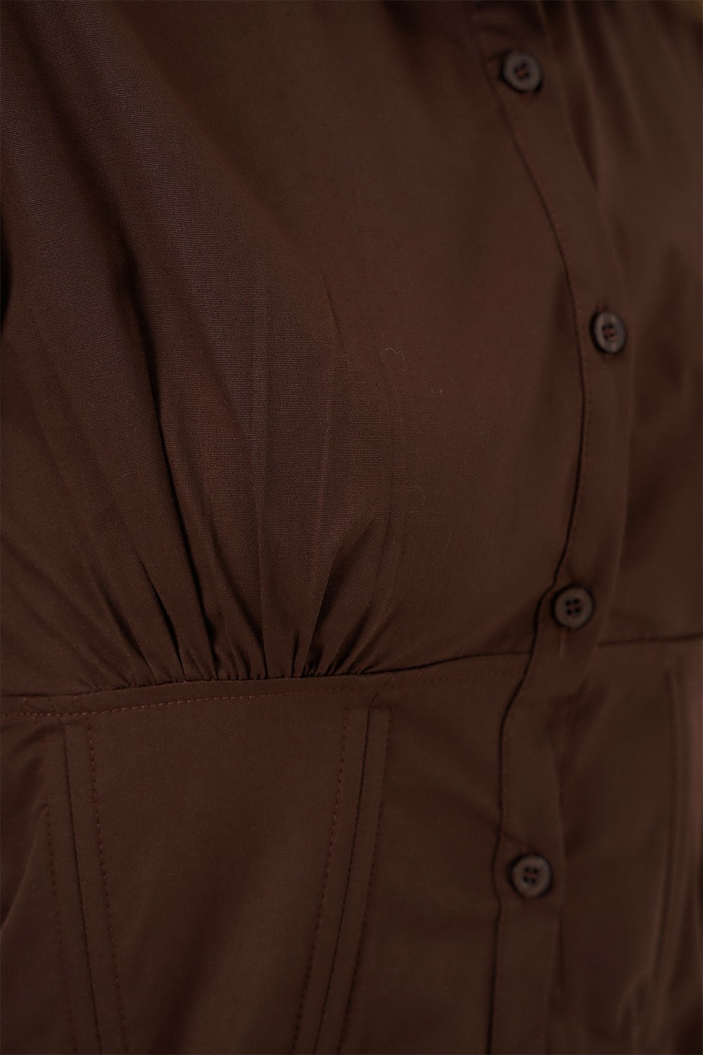 Bigdart 20231 Slim Fit Poplin Gömlek - Krem görsel 5