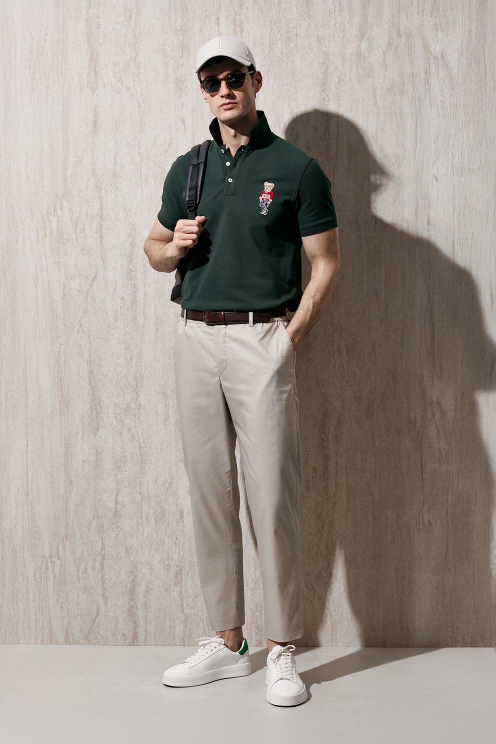 Lufian Glen Erkek Beach Jogger Pantolon Slim Fit Siyah görsel 7