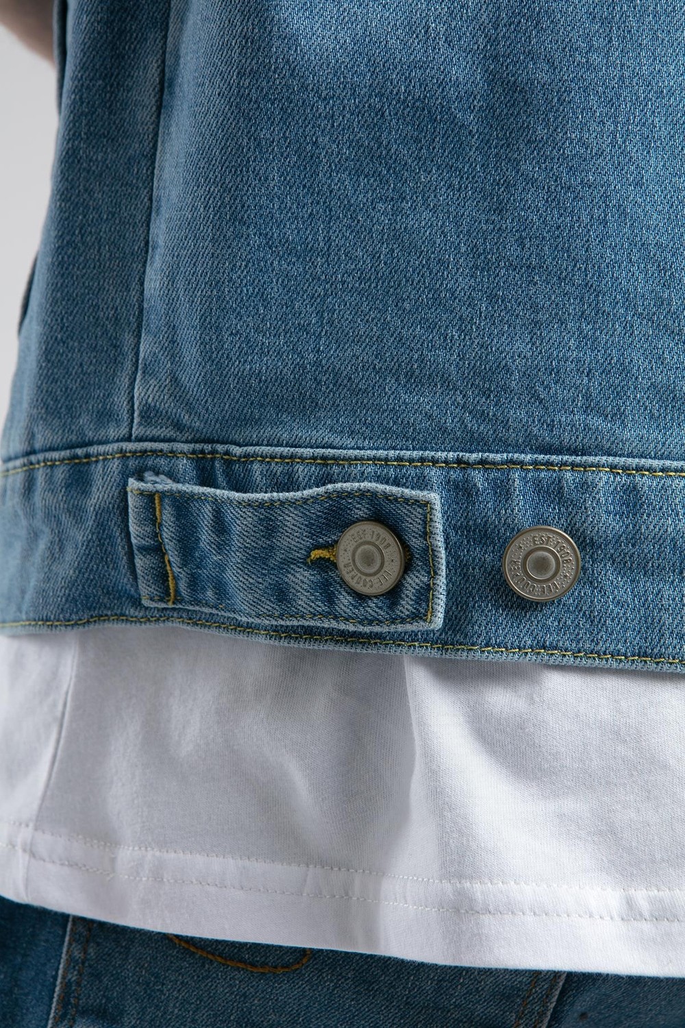 Lee Cooper Over Vest Erkek Jean Yelek görsel 8