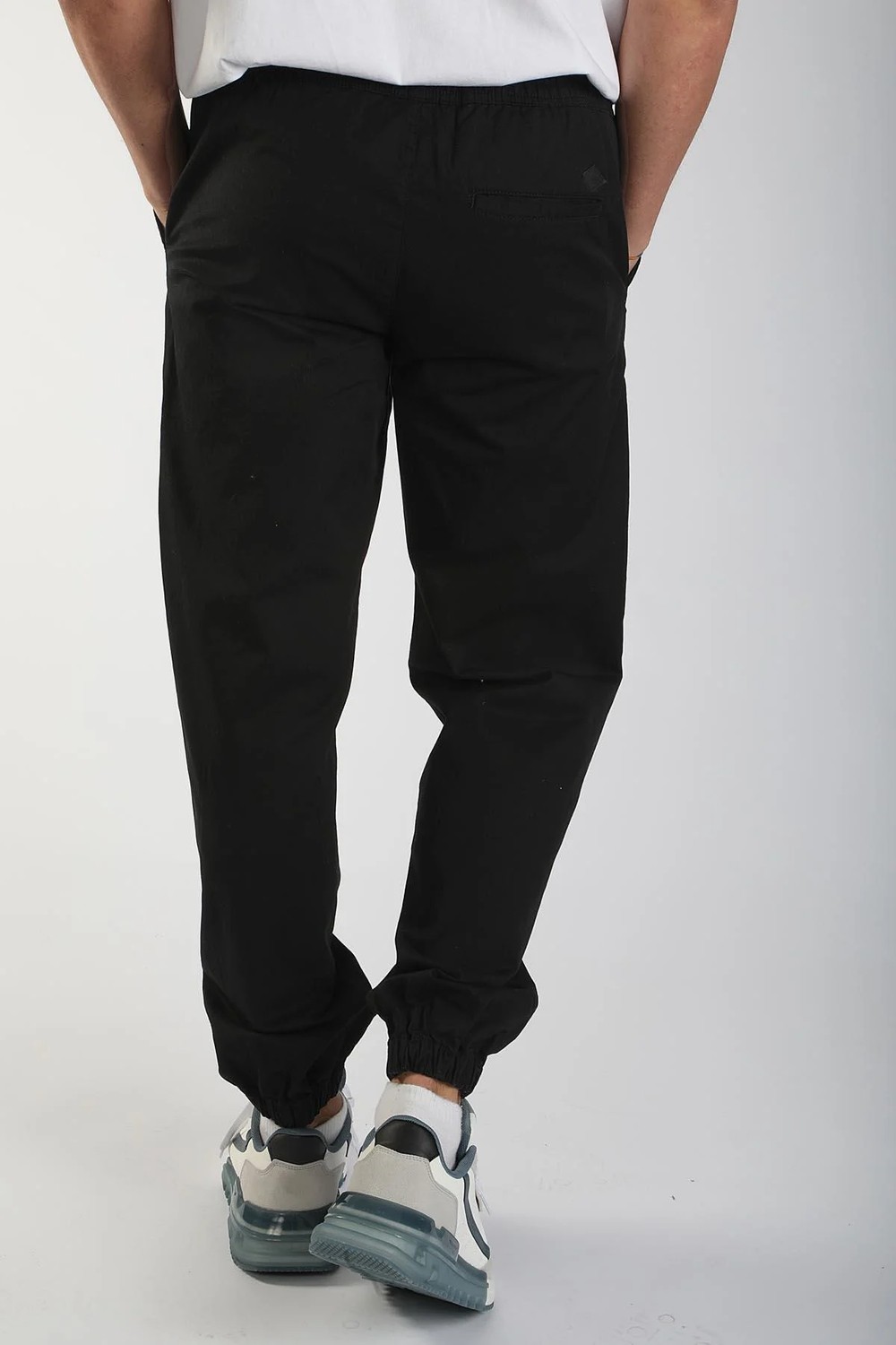 Lee Cooper Jogger 2 Orta Bel Rahat Kesim Bilekte Lastikli Paça Siyah Erkek Pantolon görsel 2