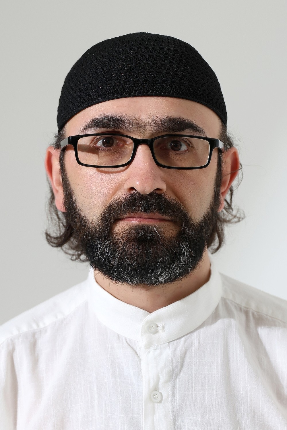 İhvan Online Kehribar Örme Namaz Takkesi, Örgü Motifli Takke Siyah görsel 3