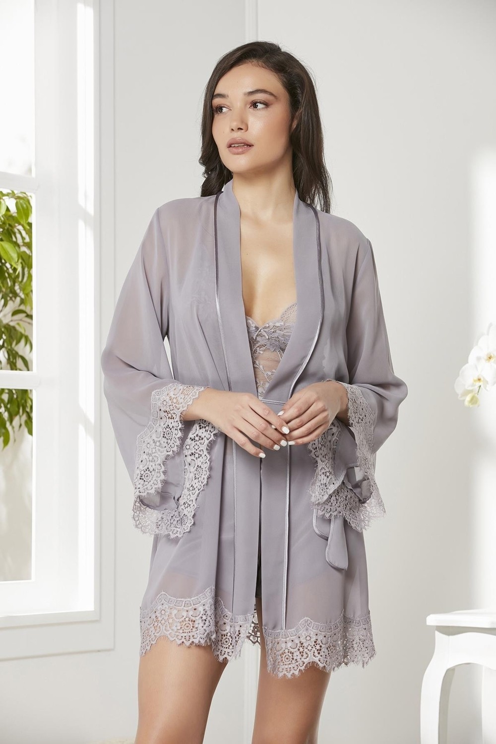 Pierre Cardin Saten Dörtlü Çeyiz Seti - 7005