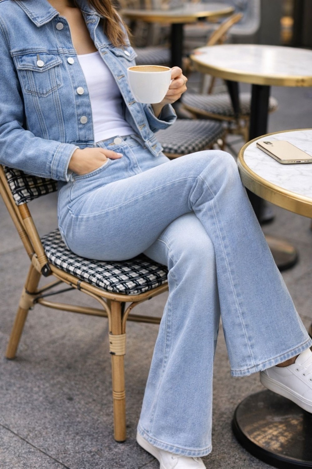Cedy Denim Cedy Denım Kadın 5 Cep Düşük Bel Ispanyol Paça Skinnyfit Esnek Jean Pantolon C619 görsel 3