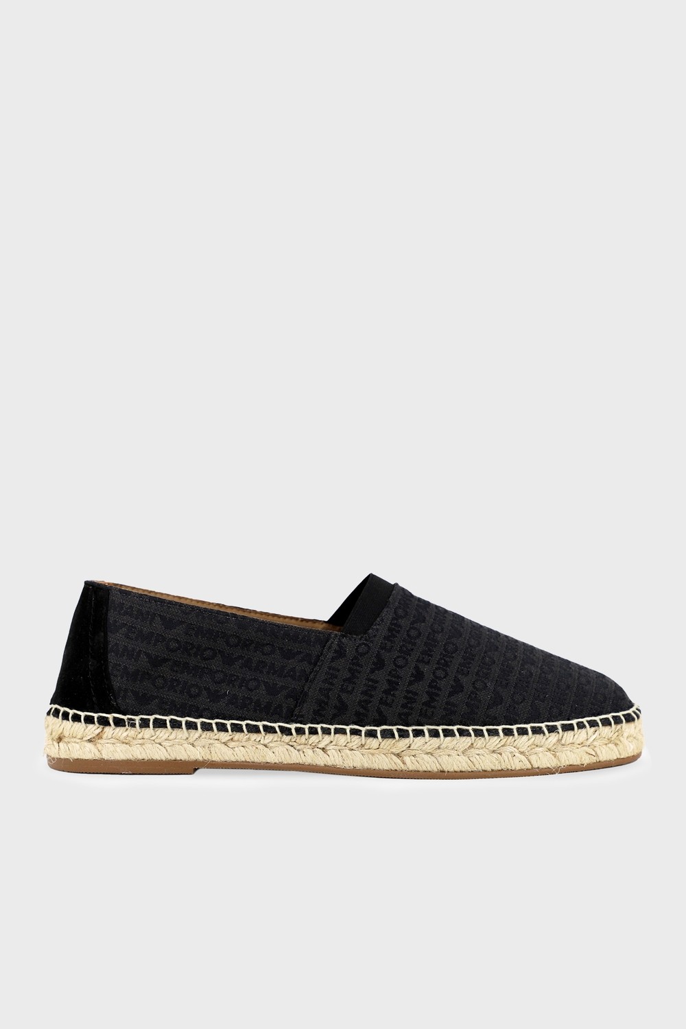 Emporio Armani Logo Baskılı Jakarlı Espadril Erkek Espadril EM005853 AF25529 MC012