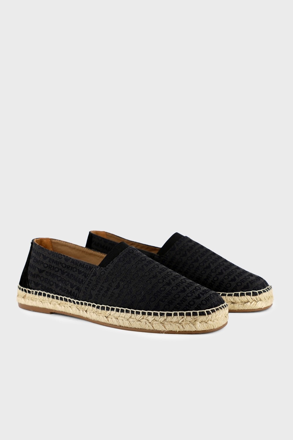 Emporio Armani Logo Baskılı Jakarlı Espadril Erkek Espadril EM005853 AF25529 MC012 görsel 3