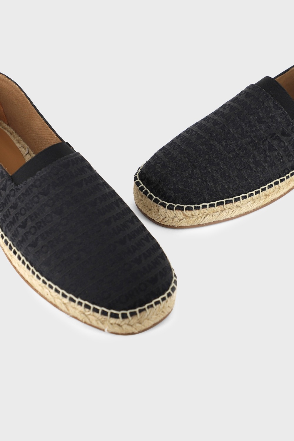 Emporio Armani Logo Baskılı Jakarlı Espadril Erkek Espadril EM005853 AF25529 MC012 görsel 5