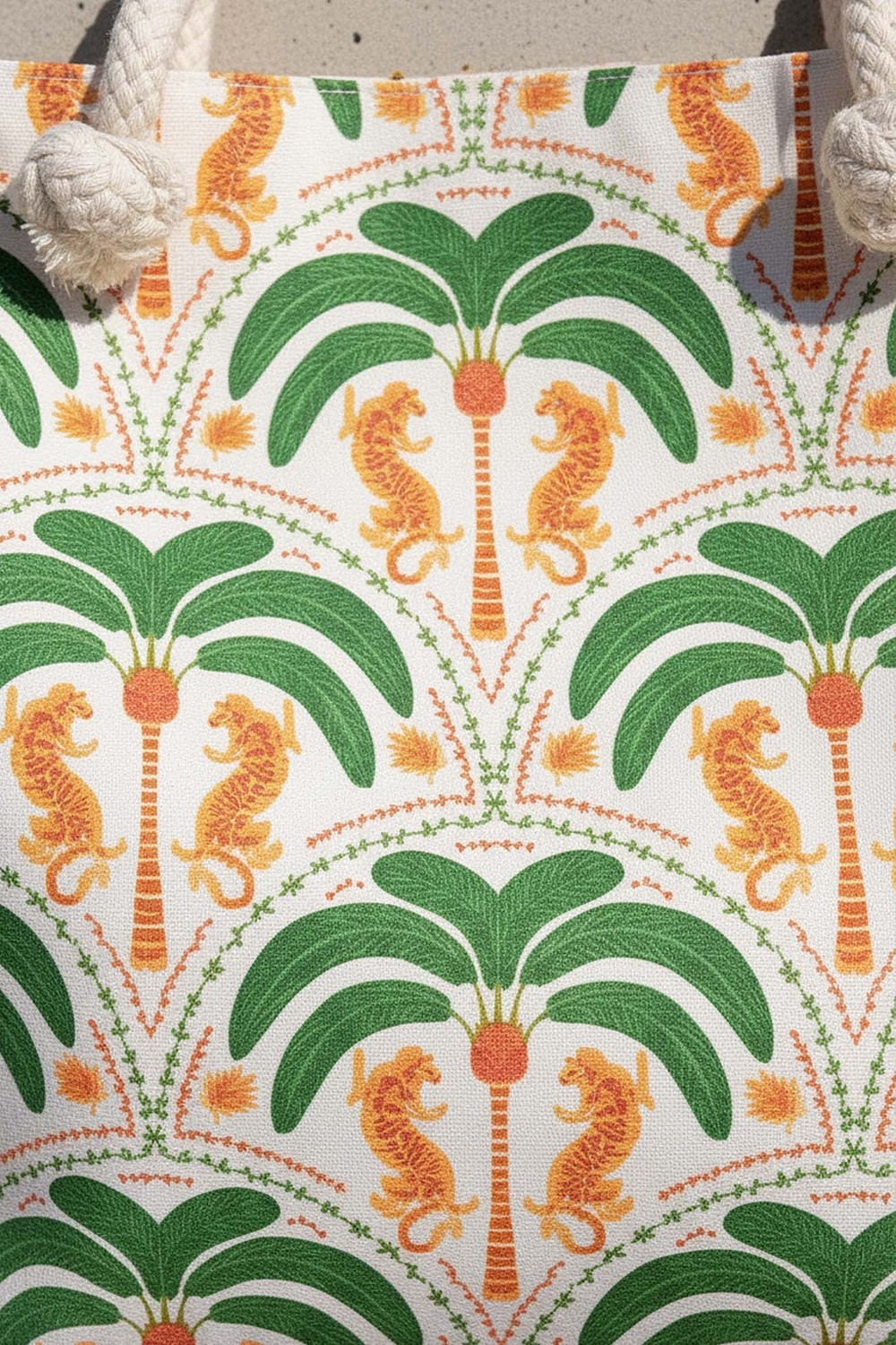 Tropical Tiger Plaj Çantası görsel 5